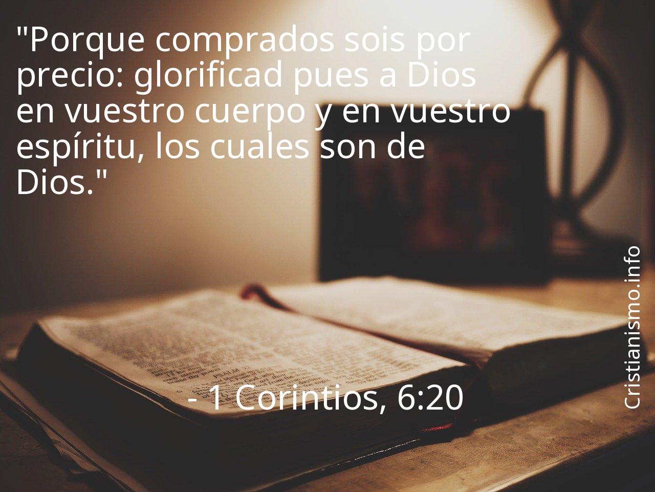 1 Coríntios 6:19-20 - Bíblia