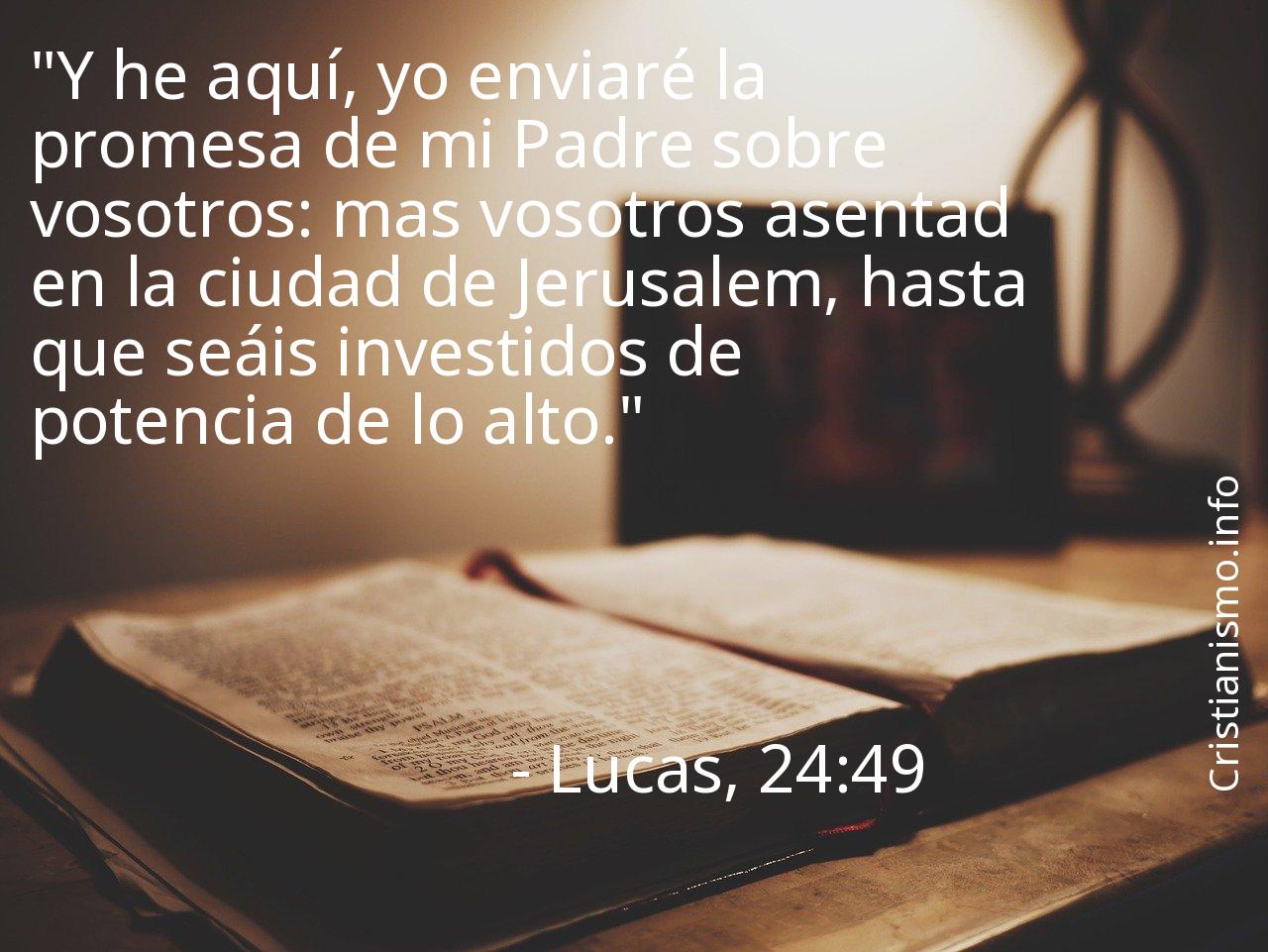 Lucas 24:49-53 - Bíblia