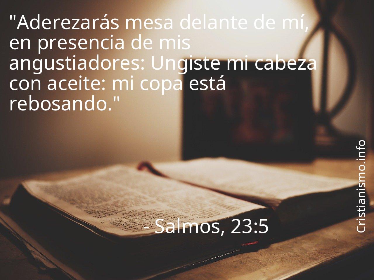 Salmo 23:5 - Bíblia